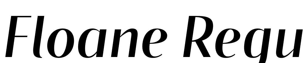 Floane-Regular-Italic font family download free