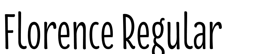 florence_regular font family download free