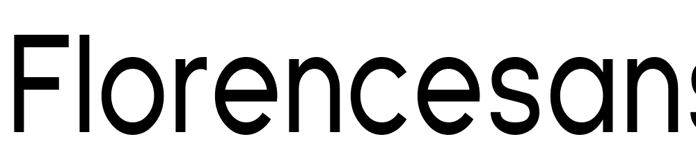 Florencesans-Cond font family download free