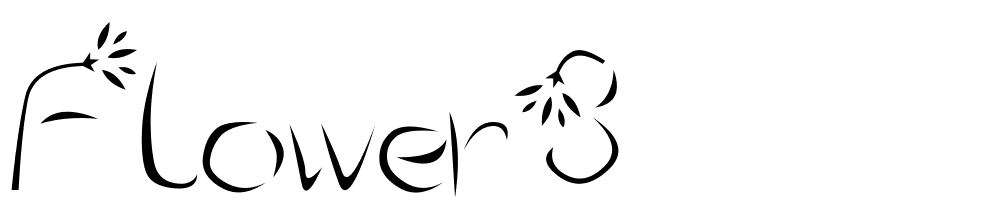 flower3 font family download free