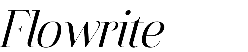 Flowrite font family download free