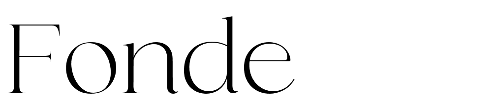 fonde font family download free