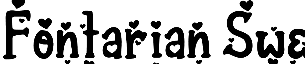 fontarian-sweet-heart font family download free