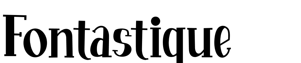 Fontastique font family download free