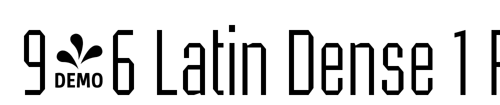  DEMO 946 Latin Dense 1 Regular font family download free