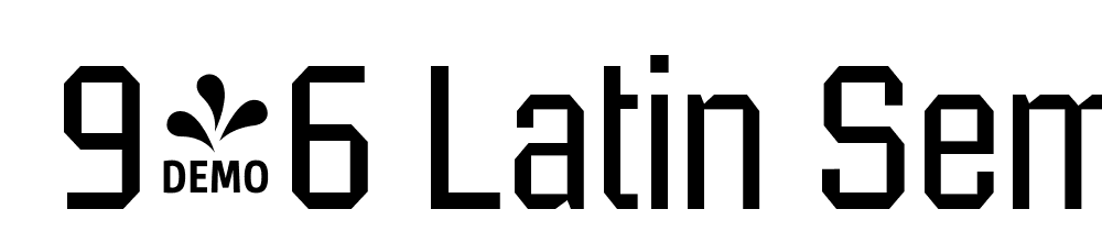  DEMO 946 Latin Semidense 1 Bold font family download free