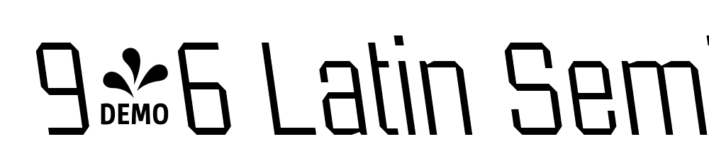  DEMO 946 Latin Semidense 1 Italic font family download free