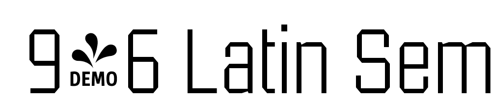  DEMO 946 Latin Semidense 1 Regular font family download free