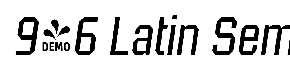  DEMO 946 Latin Semidense 2 Italic font family download free