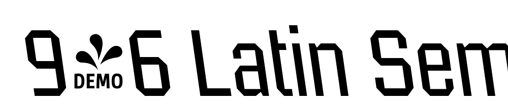  DEMO 946 Latin Semidense 2 Italic font family download free