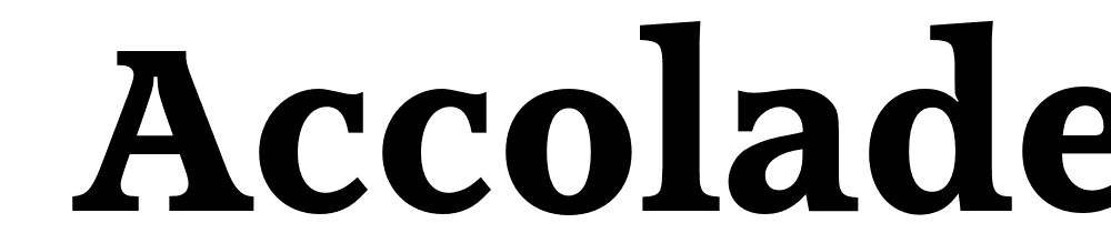  DEMO Accolade Serial Xbold Regular font family download free