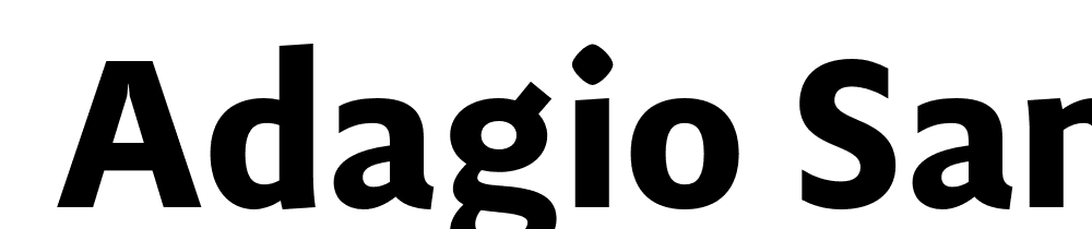  DEMO Adagio_Sans Bold Regular font family download free