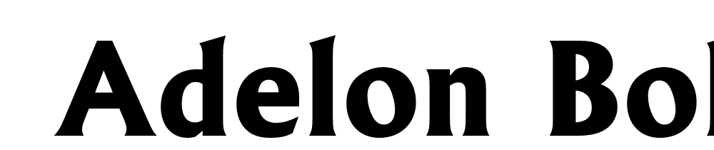  DEMO Adelon Bold font family download free