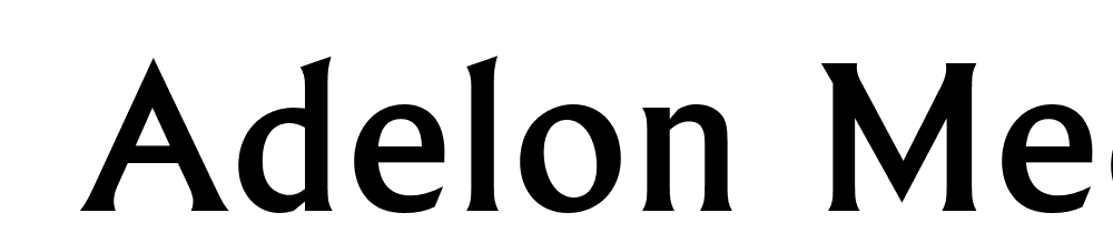  DEMO Adelon Medium Regular font family download free