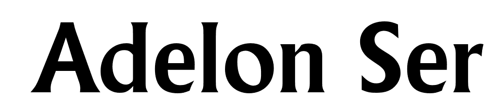  DEMO Adelon Serial Bold font family download free