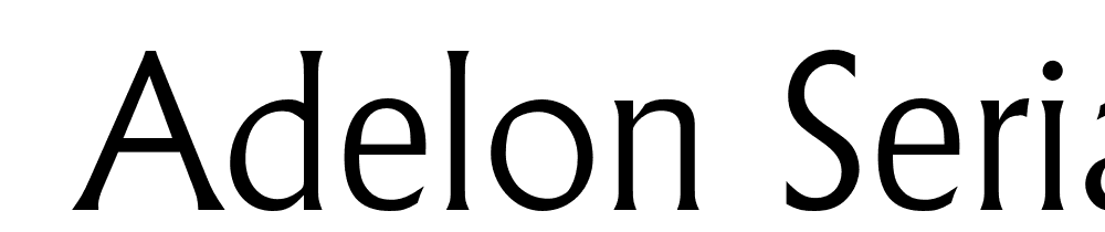  DEMO Adelon Serial Light Regular font family download free