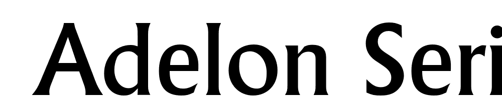  DEMO Adelon Serial Medium Regular font family download free