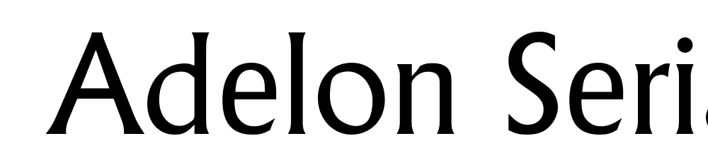  DEMO Adelon Serial Regular font family download free