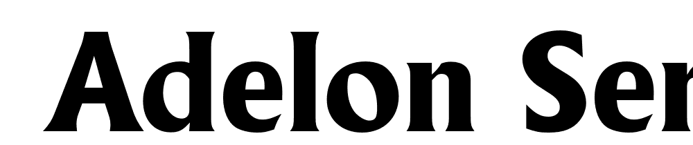  DEMO Adelon Serial Xbold Regular font family download free