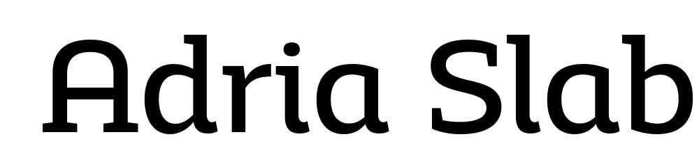  DEMO Adria Slab Italic font family download free