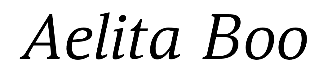  DEMO Aelita Book Italic font family download free