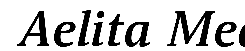  DEMO Aelita Medium Medium Italic font family download free