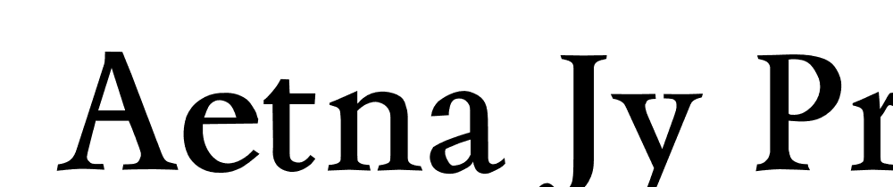  DEMO Aetna JY Pro Bold font family download free