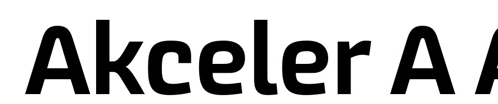  DEMO Akceler A alt Medium font family download free