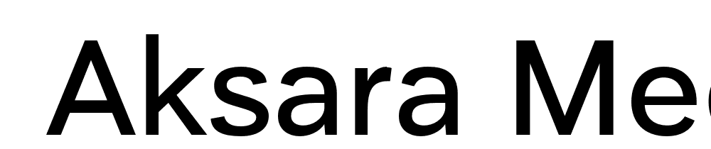  DEMO Aksara Medium Regular font family download free