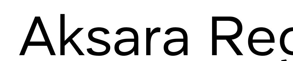  DEMO Aksara Regular font family download free