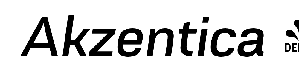  DEMO Akzentica 4F Medium Italic font family download free