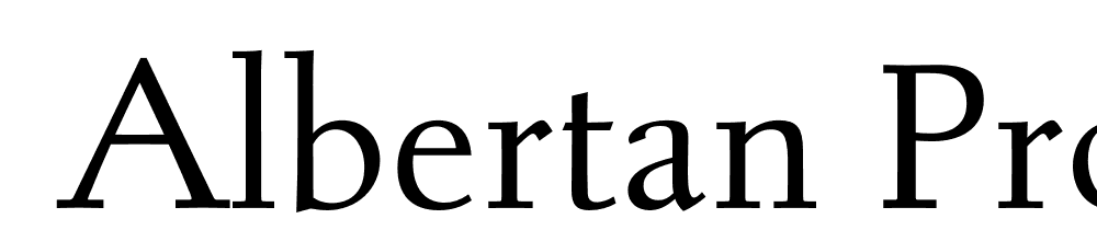  DEMO Albertan Pro Book Regular font family download free