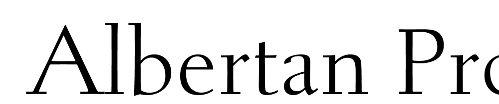  DEMO Albertan Pro Light Regular font family download free