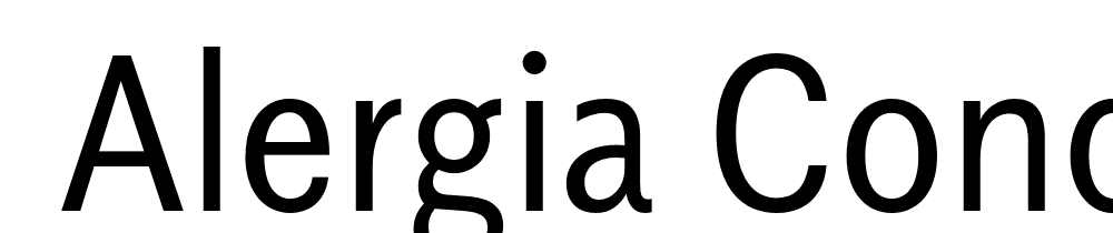  DEMO Alergia Condensed Light Regular font family download free