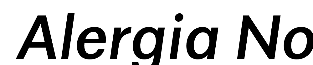  DEMO Alergia Normal Medium Italic font family download free