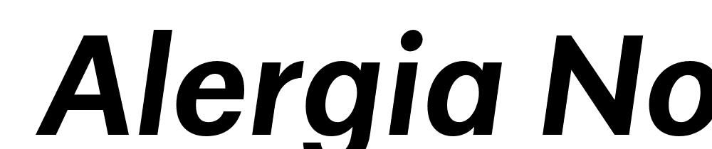  DEMO Alergia Normal SemiBold Italic font family download free