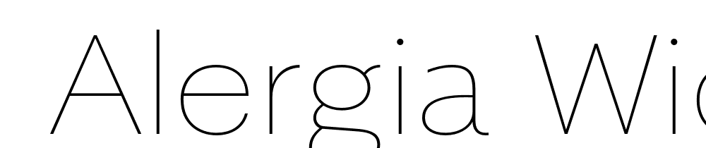  DEMO Alergia Wide Hairline Regular font family download free