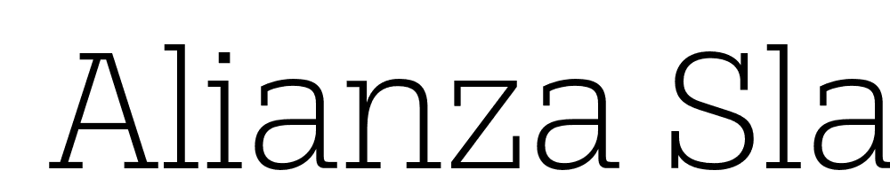  DEMO Alianza Slab 200 200 font family download free