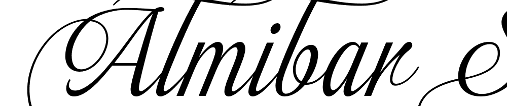  DEMO Almibar Swash 2 Regular font family download free