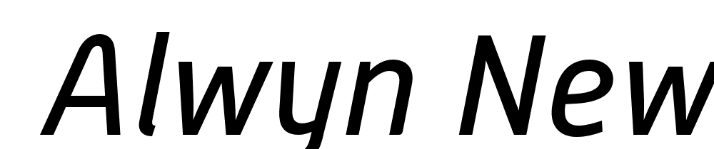  DEMO Alwyn New Rg Italic font family download free