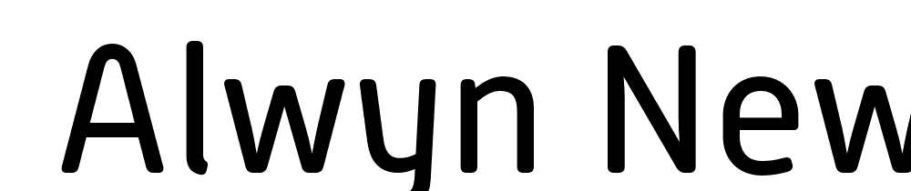  DEMO Alwyn New Rounded Rg Regular font family download free