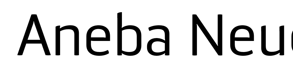  DEMO Aneba Neue Regular font family download free