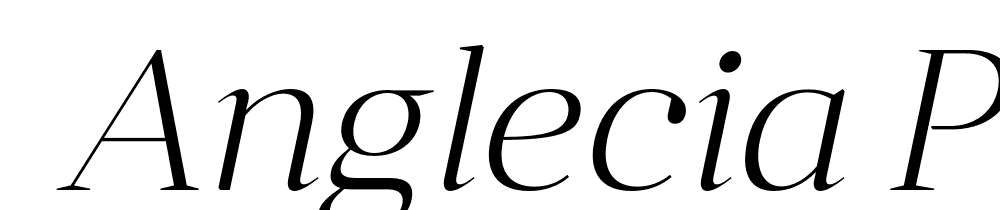  DEMO Anglecia Pro Dsp ExLt Italic font family download free