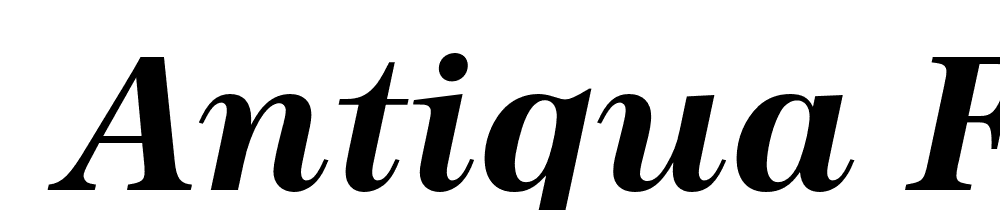  DEMO Antiqua FS Bold Italic font family download free