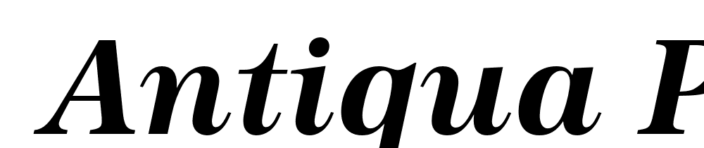  DEMO Antiqua Pro Bold Italic font family download free