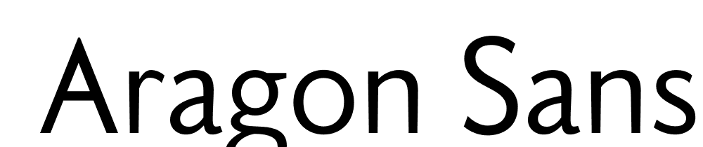  DEMO Aragon Sans Regular font family download free