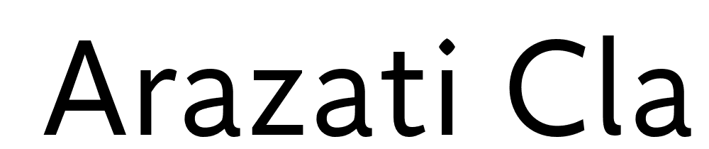  DEMO Arazati Clara Regular font family download free