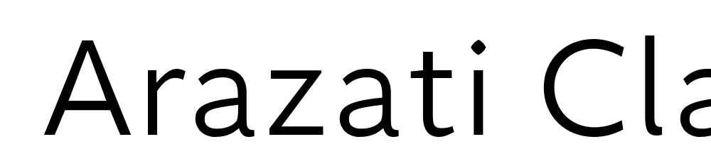  DEMO Arazati Clarita Expandida Regular font family download free