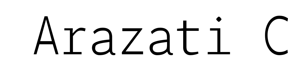  DEMO Arazati Codex Regular font family download free