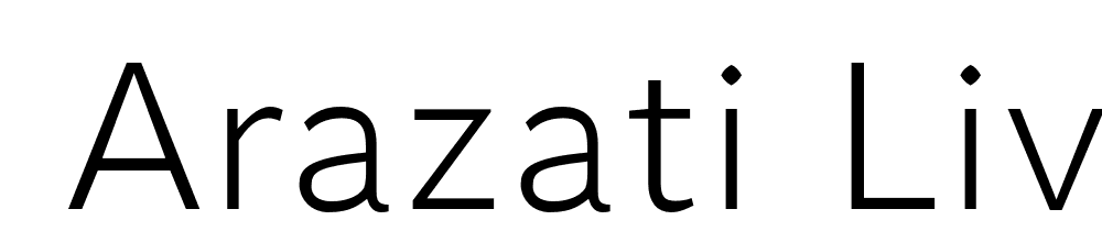  DEMO Arazati Liviana Expandida Regular font family download free